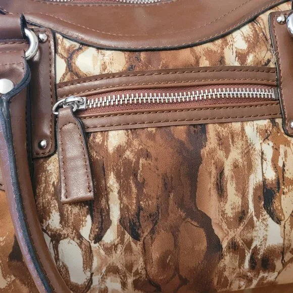 Etienne Aigner Printed Handbag with Leather Accents - New with Tags! - Picture 3 of 3